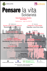 pensare la vita 2016